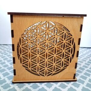 Laser Cut Pillar Candle Holder